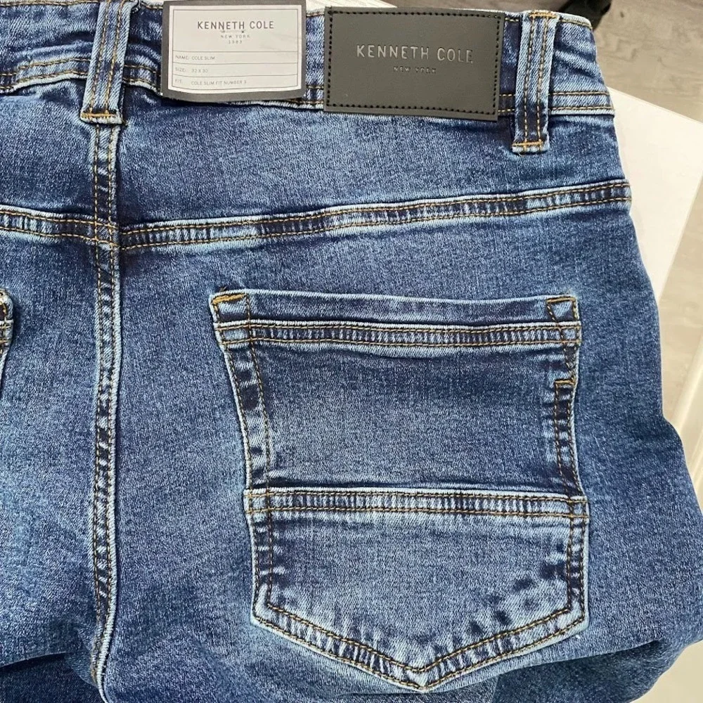 Kenneth Cole Classic Mens‎ Jeans Stretch Jeans for Men, Ultra-Soft 32-30